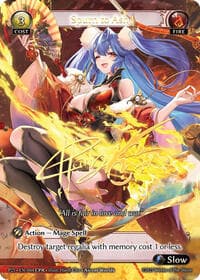 Spurn to Ash (CPR) - Promotional Cards - Grand Archive TCG card