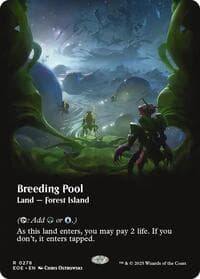 Breeding Pool (Borderless) - Edge of Eternities - Magic: The Gathering card