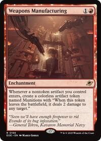 Weapons Manufacturing - Edge of Eternities - Magic: The Gathering card