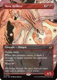 Nova Hellkite (Borderless) - Edge of Eternities - Magic: The Gathering card