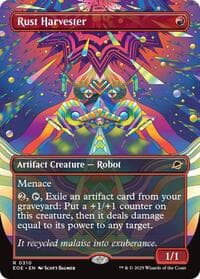 Rust Harvester (Borderless) - Edge of Eternities - Magic: The Gathering card