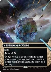 Nesting Grounds (0031) (Borderless) - Edge of Eternities: Stellar Sights - Magic: The Gathering card