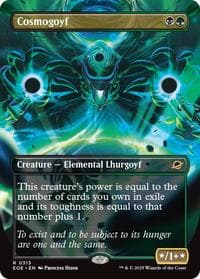 Cosmogoyf (Borderless) - Edge of Eternities - Magic: The Gathering card
