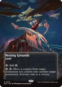 Nesting Grounds (0076) (Borderless) - Edge of Eternities: Stellar Sights - Magic: The Gathering card