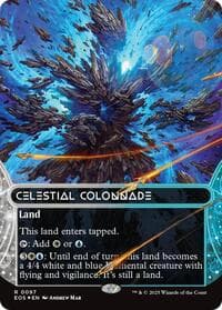 Celestial Colonnade (0097) (Borderless) (Galaxy Foil) - Edge of Eternities: Stellar Sights - Magic: The Gathering card