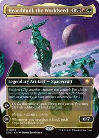 Hearthhull, the Worldseed (Borderless) - Commander: Edge of Eternities - Magic: The Gathering card