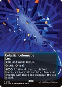 Celestial Colonnade (0142) (Borderless) (Galaxy Foil) - Edge of Eternities: Stellar Sights - Magic: The Gathering card