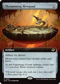 Thrumming Hivepool (Extended Art) - Edge of Eternities - Magic: The Gathering card