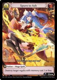 Spurn to Ash - Promotional Cards - Grand Archive TCG card