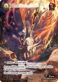 Blazing Throw (CPR) - Promotional Cards - Grand Archive TCG card