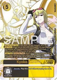 Kyoko Kuremi (Rare Pull) - Cyber Eden - Digimon Card Game card