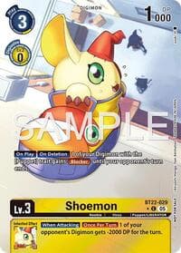 Shoemon (Box Topper) - Cyber Eden - Digimon Card Game card