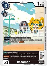 Recomon - Cyber Eden - Digimon Card Game card