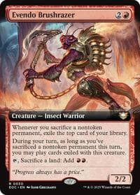 Evendo Brushrazer (Extended Art) - Commander: Edge of Eternities - Magic: The Gathering card
