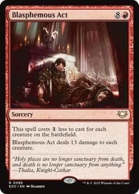 Blasphemous Act - Commander: Edge of Eternities - Magic: The Gathering card