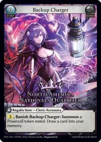 Backup Charger (North America Nationals Qualifier) - Region Exclusive Promotional Cards - Grand Archive TCG card