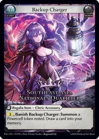 Backup Charger (Southeast Asia Nationals Qualifier) - Region Exclusive Promotional Cards - Grand Archive TCG card