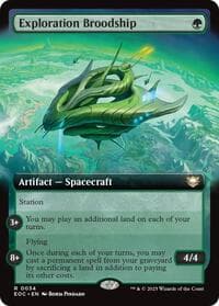 Exploration Broodship (Extended Art) - Commander: Edge of Eternities - Magic: The Gathering card