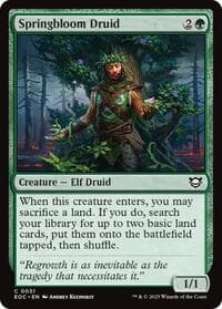 Springbloom Druid - Commander: Edge of Eternities - Magic: The Gathering card
