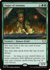Augur of Autumn - Commander: Edge of Eternities - Magic: The Gathering card