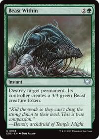Beast Within - Commander: Edge of Eternities - Magic: The Gathering card