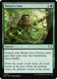 Nature's Lore - Commander: Edge of Eternities - Magic: The Gathering card
