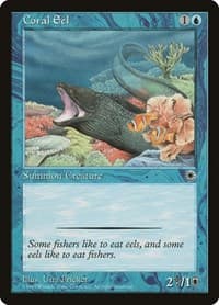Coral Eel - Portal - Magic: The Gathering card