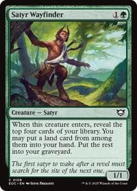 Satyr Wayfinder - Commander: Edge of Eternities - Magic: The Gathering card