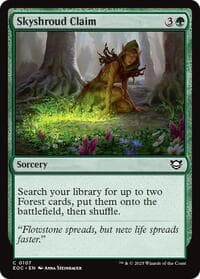 Skyshroud Claim - Commander: Edge of Eternities - Magic: The Gathering card