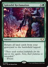 Splendid Reclamation - Commander: Edge of Eternities - Magic: The Gathering card