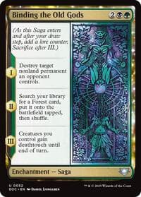 Binding the Old Gods - Commander: Edge of Eternities - Magic: The Gathering card