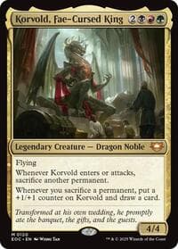 Korvold, Fae-Cursed King - Commander: Edge of Eternities - Magic: The Gathering card
