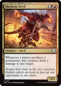 Mayhem Devil - Commander: Edge of Eternities - Magic: The Gathering card