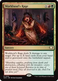Worldsoul's Rage - Commander: Edge of Eternities - Magic: The Gathering card