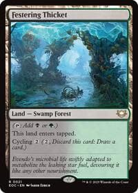 Festering Thicket - Commander: Edge of Eternities - Magic: The Gathering card