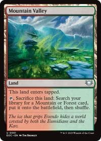 Mountain Valley - Commander: Edge of Eternities - Magic: The Gathering card