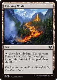 Evolving Wilds - Commander: Edge of Eternities - Magic: The Gathering card