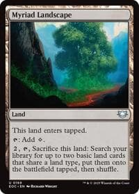 Myriad Landscape - Commander: Edge of Eternities - Magic: The Gathering card