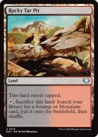 Rocky Tar Pit - Commander: Edge of Eternities - Magic: The Gathering card