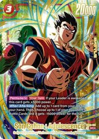 Son Gohan : Adolescence (1st Anniversary Set) - Fusion World Promotion Cards and Packs - Dragon Ball Super: Fusion World card