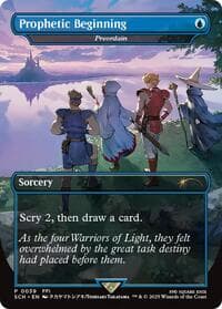 Prophetic Beginning - Preordain - Game Day & Store Championship Promos - Magic: The Gathering card
