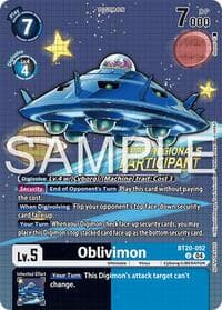 Oblivimon (Regionals 25-26 Season 2 Participant) - Release Special Booster 2.0 - Digimon Card Game card