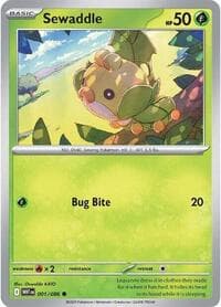 Sewaddle - SV: White Flare - Pokemon card