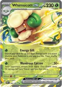Whimsicott ex - SV: White Flare - Pokemon card