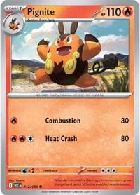 Pignite - SV: White Flare - Pokemon card