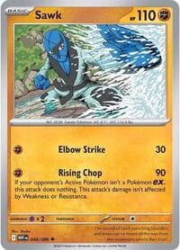 Sawk - SV: White Flare - Pokemon card