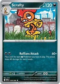 Scrafty - SV: White Flare - Pokemon card