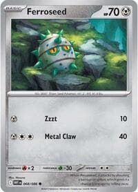 Ferroseed - SV: White Flare - Pokemon card