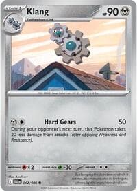 Klang - SV: Black Bolt - Pokemon card