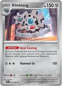 Klinklang - SV: Black Bolt - Pokemon card